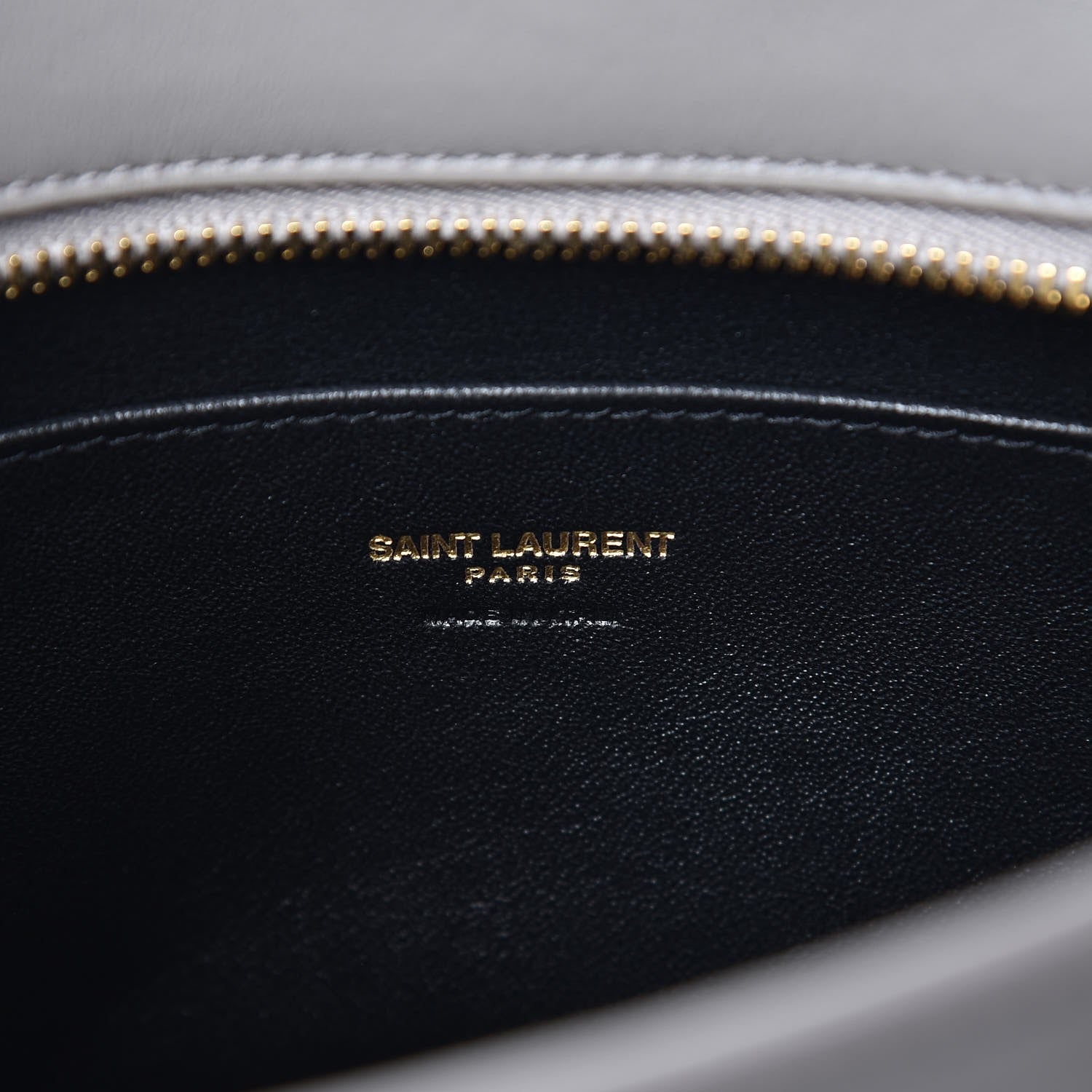 Saint Laurent Calfskin Monogram Baby Cabas Fog 6 of 7