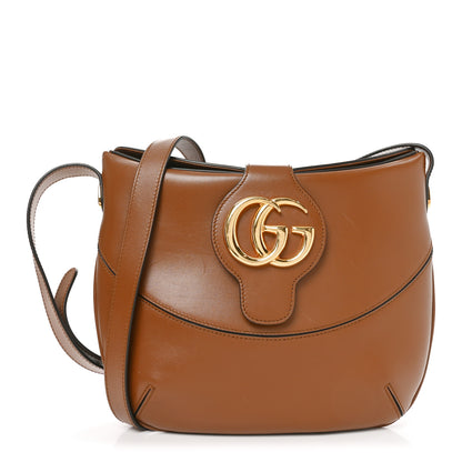 Gucci Boarded Plutone Calfskin Medium Arli Shoulder Bag Nocciola 1 of 10