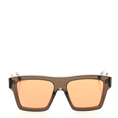 Gucci Acetate Rectangle Sunglasses GG0962S Brown 3 of 8