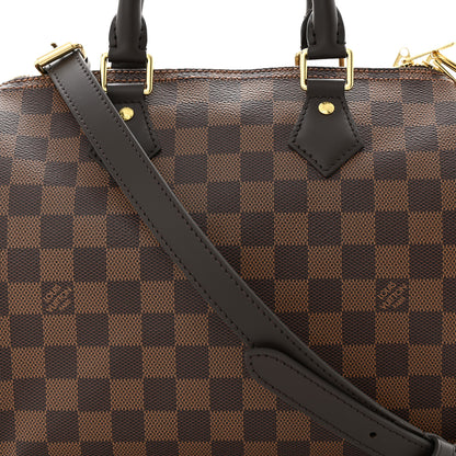 Louis Vuitton Damier Ebene Speedy Bandouliere 25 7 of 9