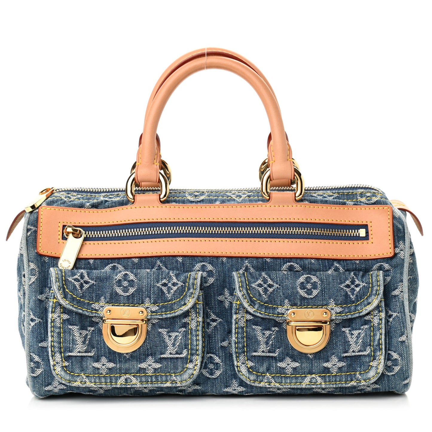 Monogram Denim Neo Speedy Blue