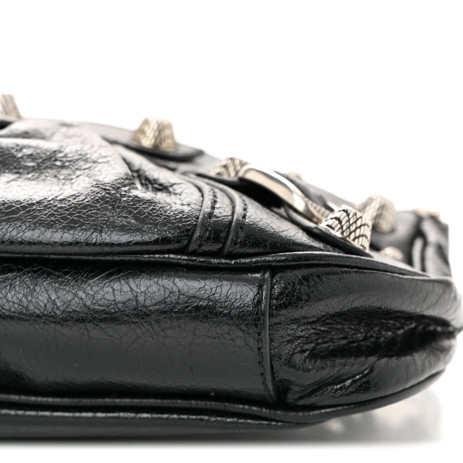 Balenciaga Agneau Arena Le Cagole Mini Purse With Chain Black 10 of 11