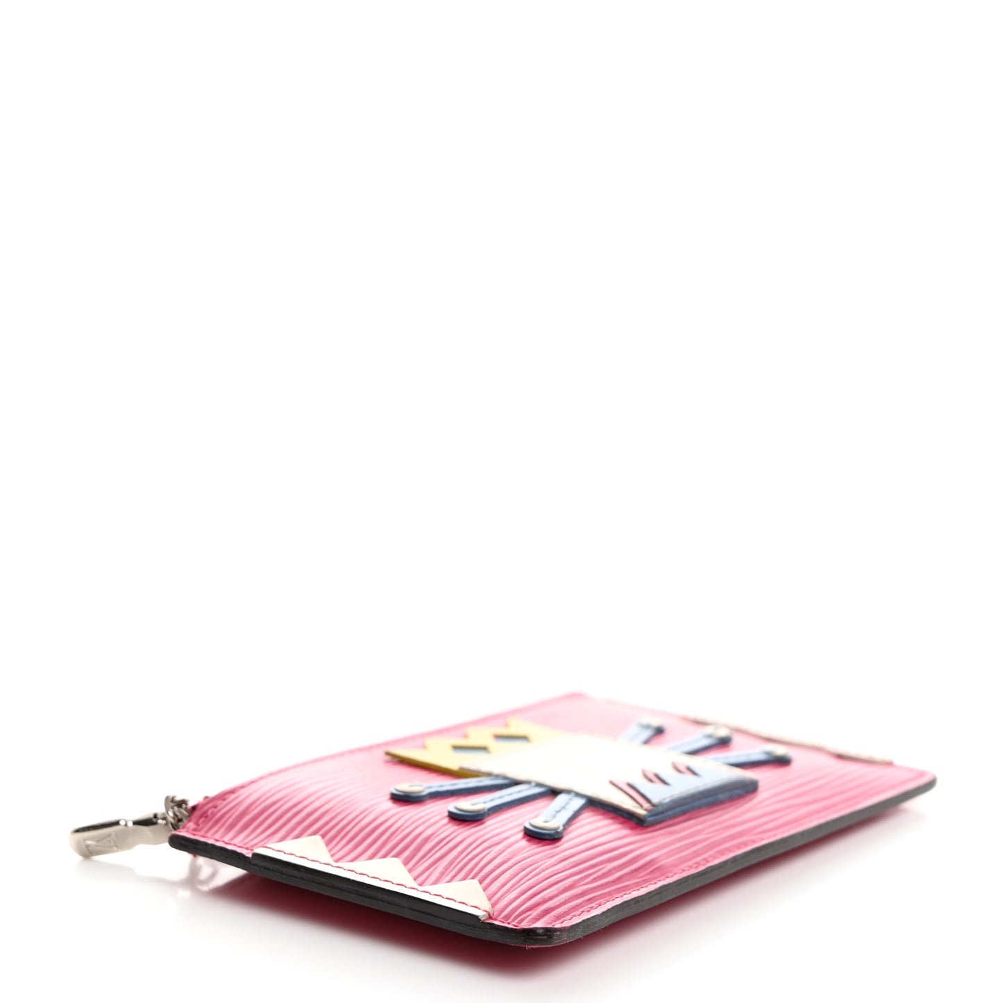 Epi Tribal Mask Key Pouch Pivoine