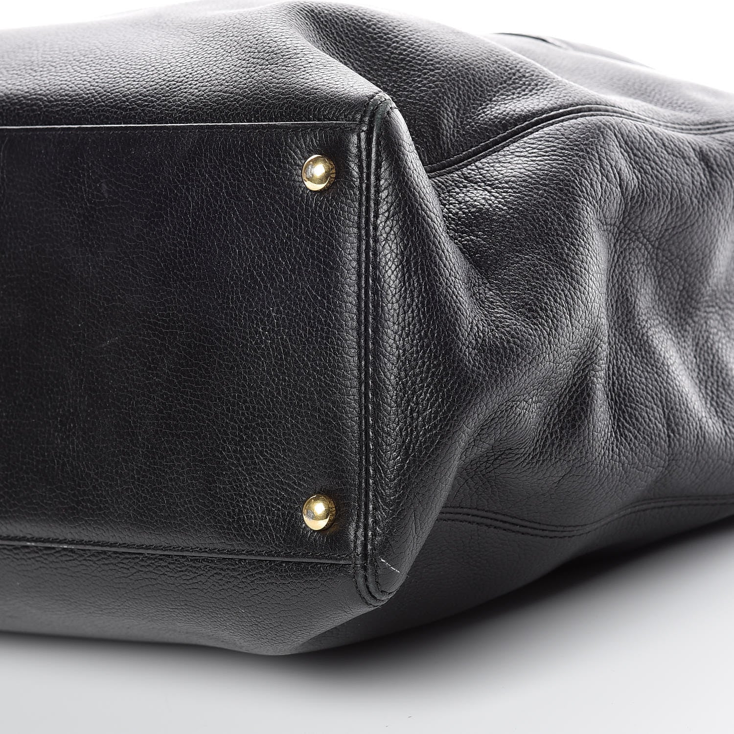 Chanel Calfskin Cerf Executive Shopper Tote Black 15 of 18