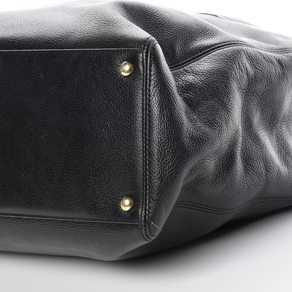 Chanel Calfskin Cerf Executive Shopper Tote Black 15 of 18