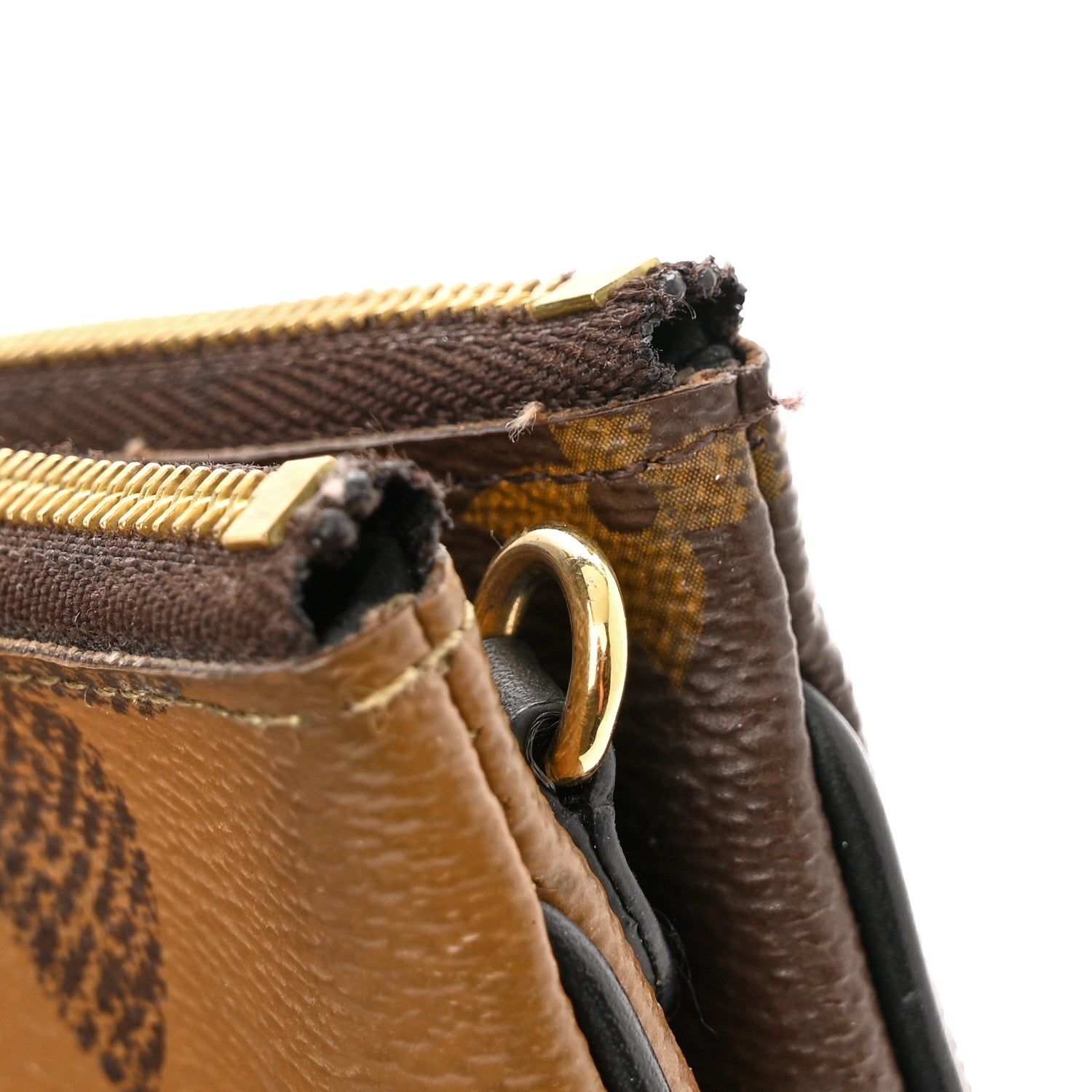 Louis Vuitton Reverse Monogram Giant Double Zip Pochette 11 of 12