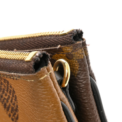 Louis Vuitton Reverse Monogram Giant Double Zip Pochette 11 of 12