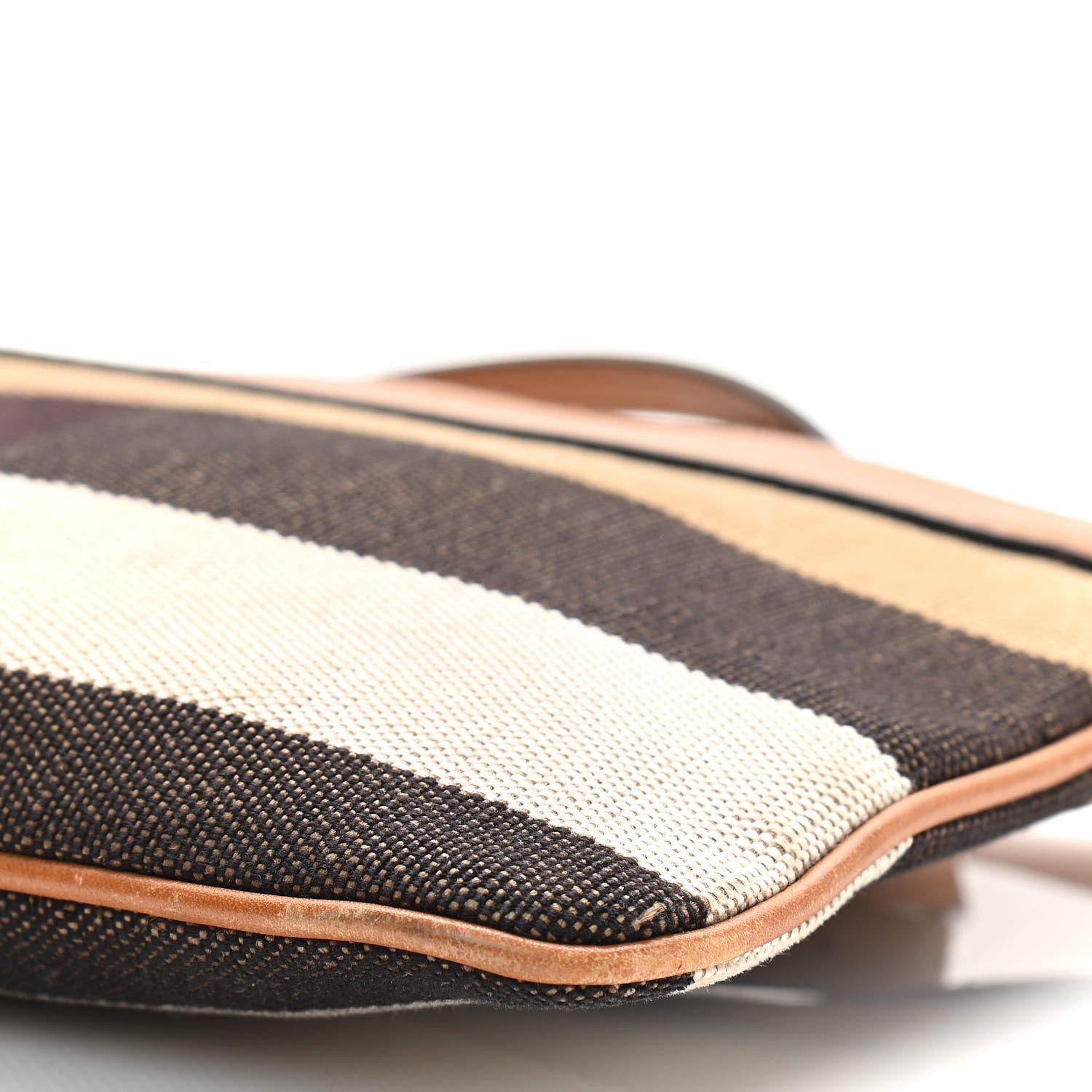 Burberry Mega Check Peyton Crossbody Clutch Bag Saddle Brown 11 of 12