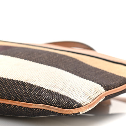 Burberry Mega Check Peyton Crossbody Clutch Bag Saddle Brown 11 of 12
