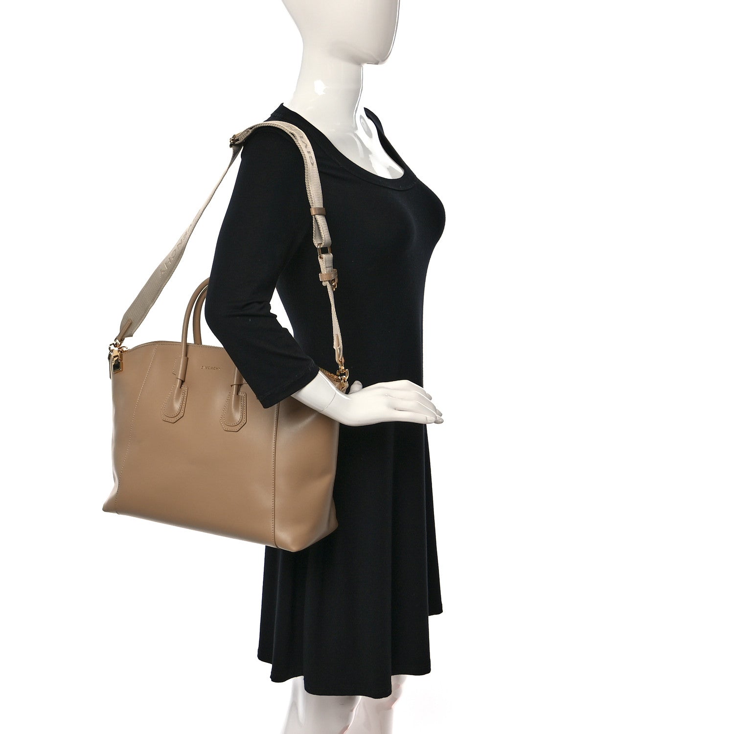 Givenchy Box Calfskin Small Antigona Sport Top Handle Bag Beige Cappuccino 2 of 9