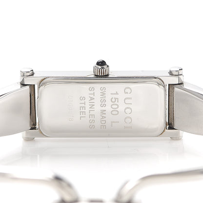 Gucci Stainless Steel 12mm 1500L Horsebit Quartz Watch 4 of 5