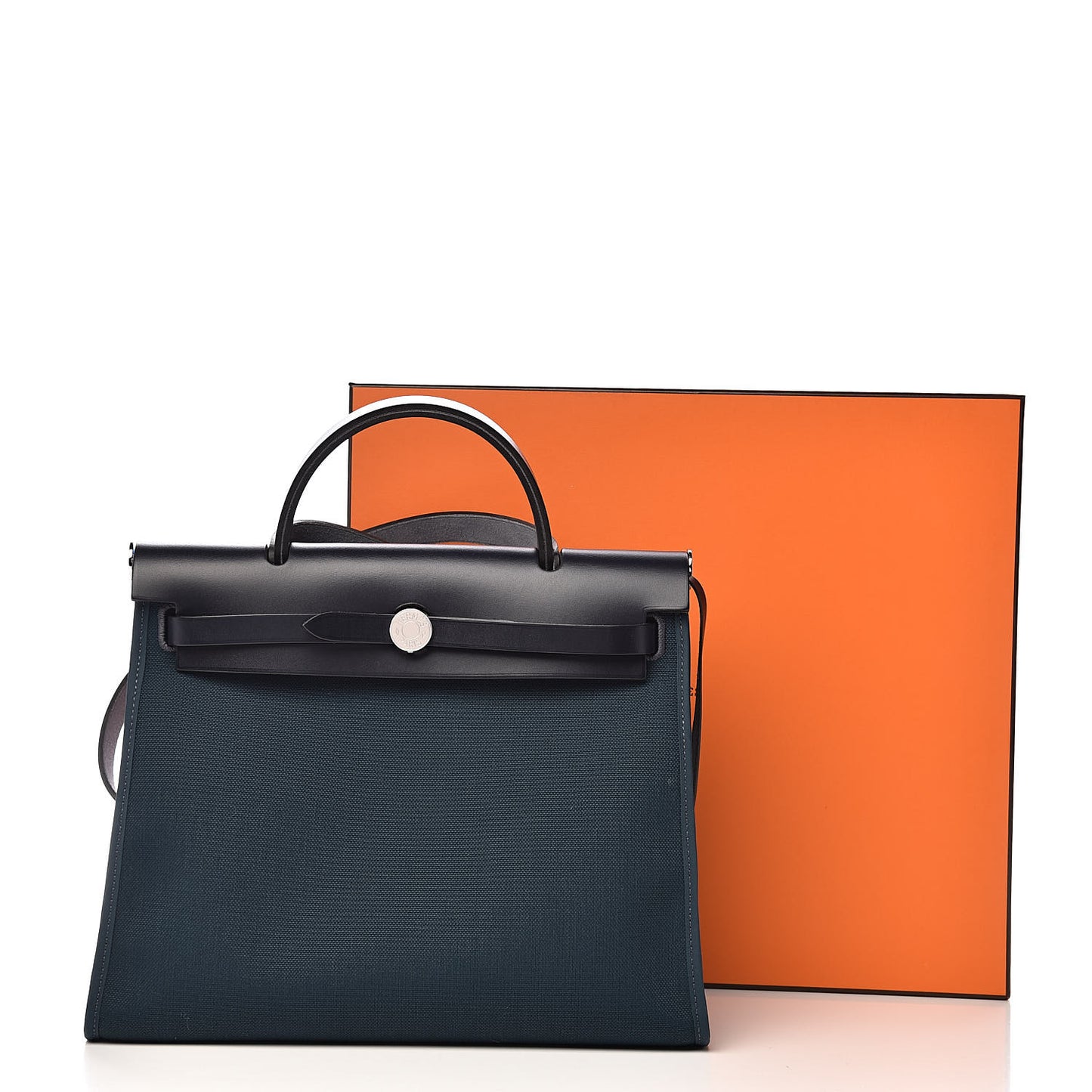Vache Hunter Toile Herbag Zip 31 PM Bleu Nuit Bleu Ocean