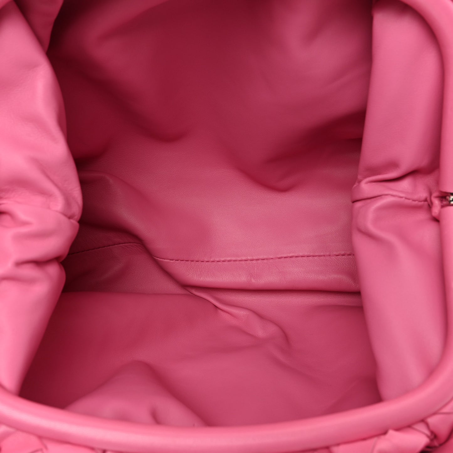 Nappa Maxi Intrecciato The Pouch Oversized Clutch Pink