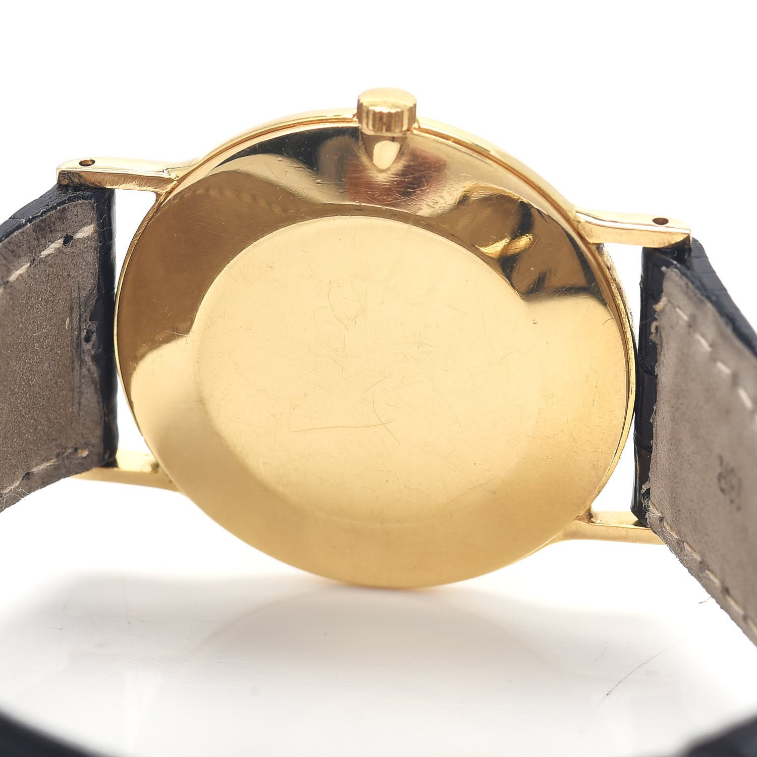 Patek Philippe 18K Yellow Gold Lizard 31mm Calatrava Manual Winding Watch Champagne 3512 4 of 5