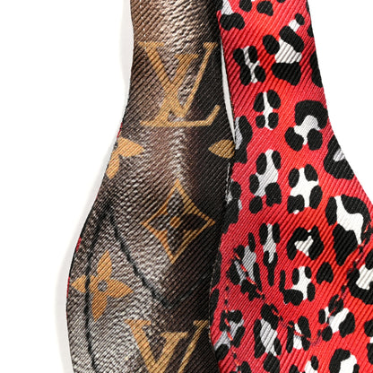 Louis Vuitton Silk Monogram Vuittamins Bandeau 3D Marron 4 of 4