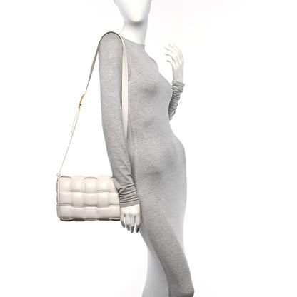 Bottega Veneta Nappa Maxi Intreccio Padded Cassette Crossbody Bag Chalk 2 of 14