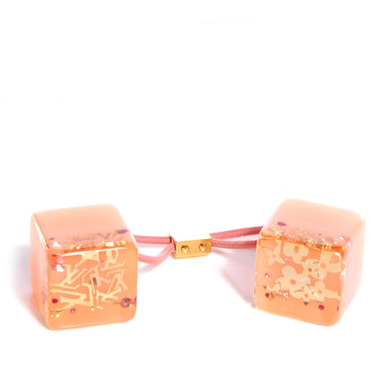 Louis Vuitton Resin Inclusion Hair Cubes Rose 1 of 4