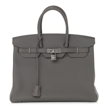 Hermes Togo Birkin 35 Etain 1 of 10