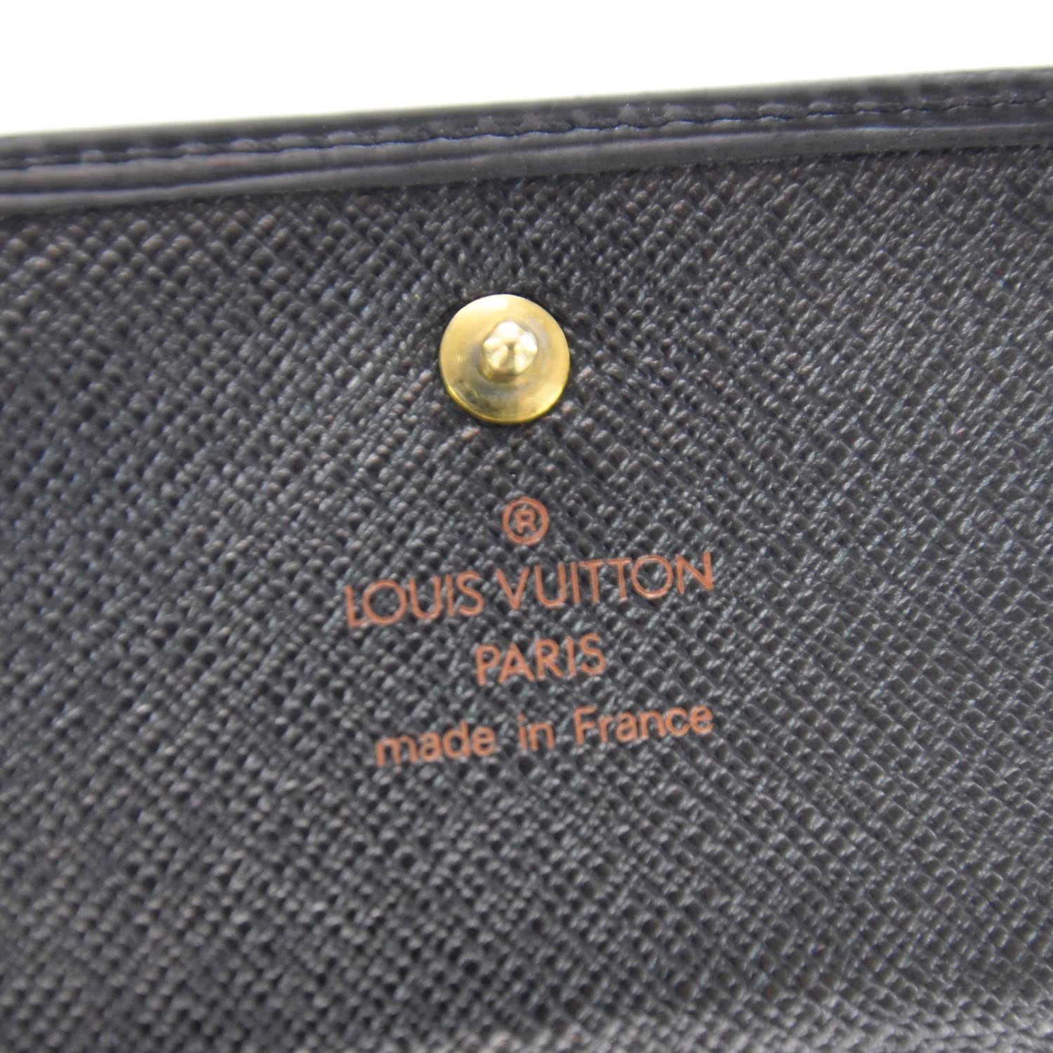Louis Vuitton Epi Elise Wallet Black 8 of 9