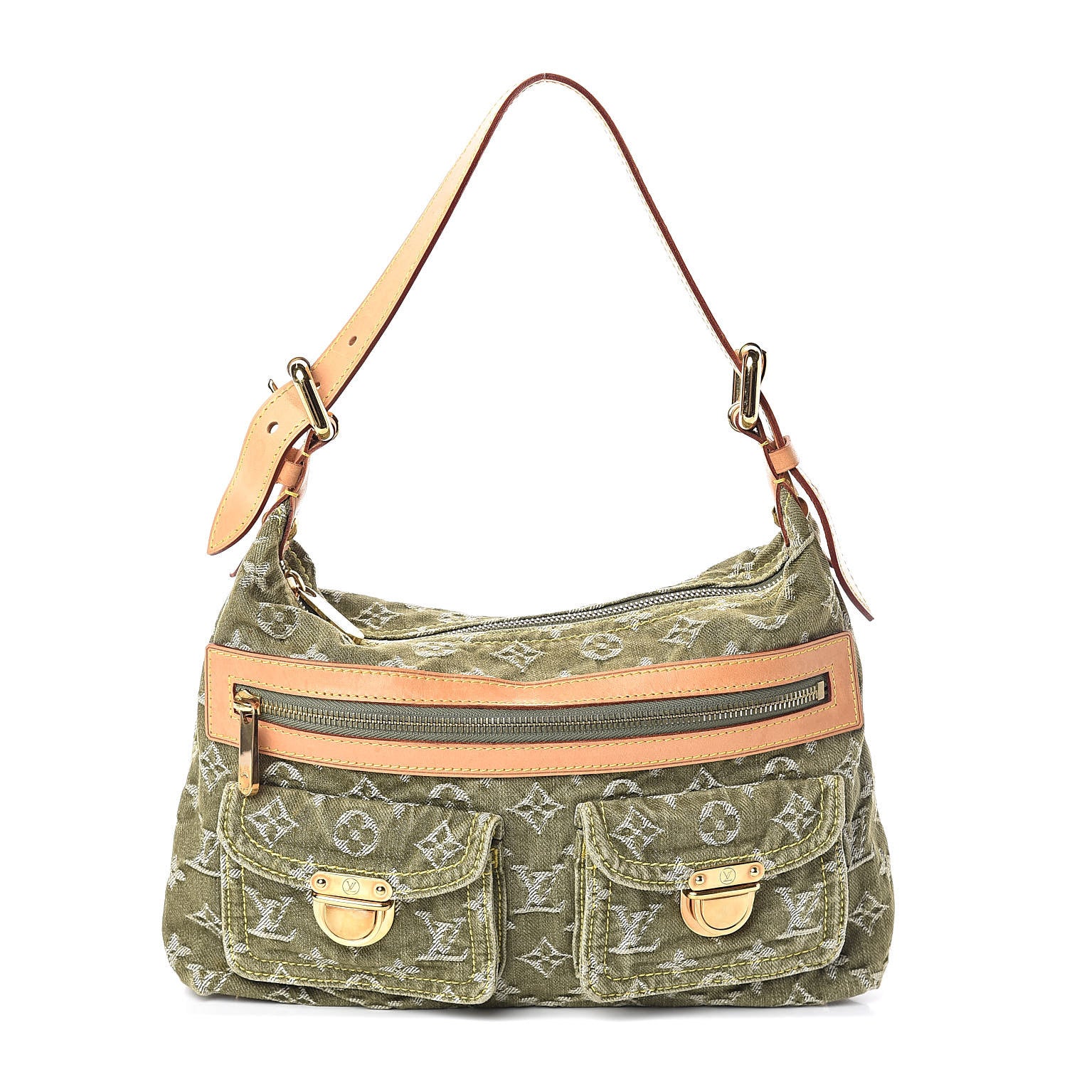 Louis Vuitton Denim Baggy PM Lichen 1 of 8