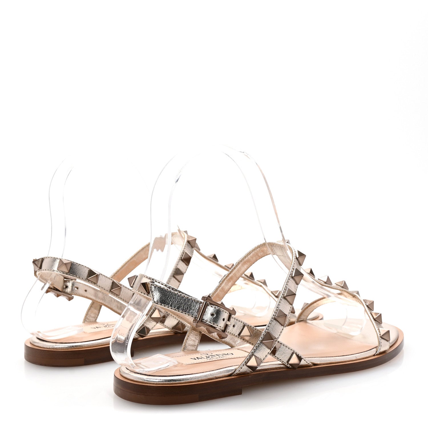 VALENTINO サンダル ロックスタッズ カーフスキン ストラップサンダル 60mm for