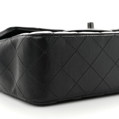 Chanel Lambskin Quilted Mini Rectangular Flap So Black 9 of 12