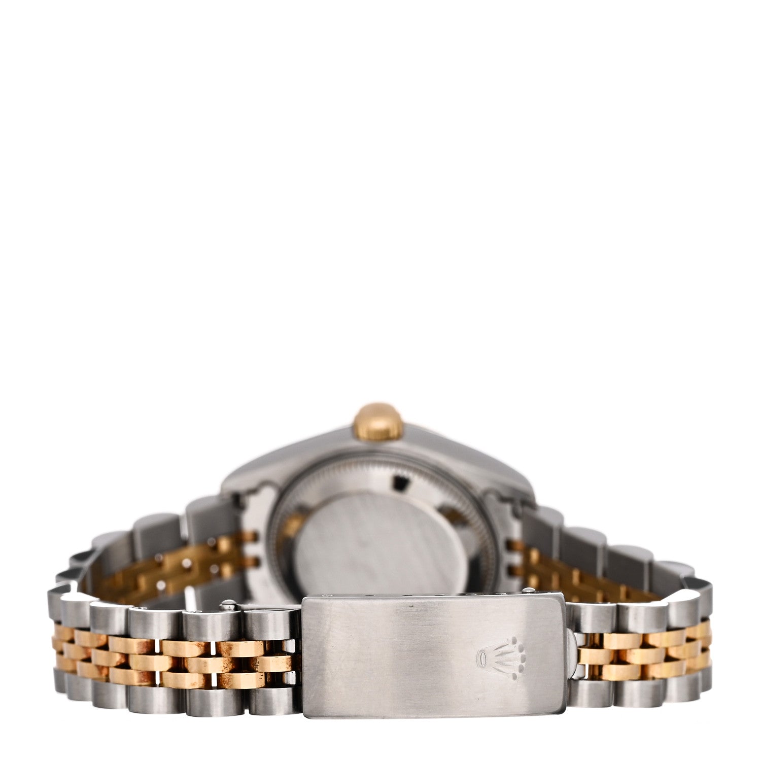 Rolex Stainless Steel 18K Yellow Gold Diamond 26mm Oyster Perpetual Datejust Watch Champagne 69173 3 of 4