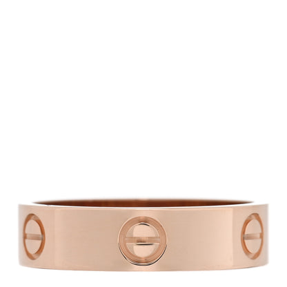 Cartier 18K Pink Gold 5.5mm LOVE Ring 61 9.5 3 of 5
