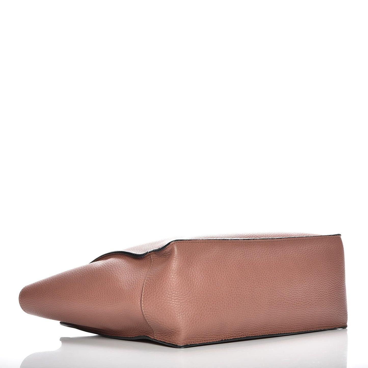 Grained Calfskin To Be Cool Tote Brownish