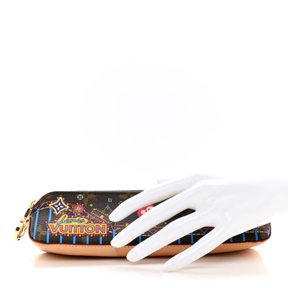 Louis Vuitton Monogram 2020 Christmas Animation Roller Coaster Elizabeth Pencil Pouch 2 of 6