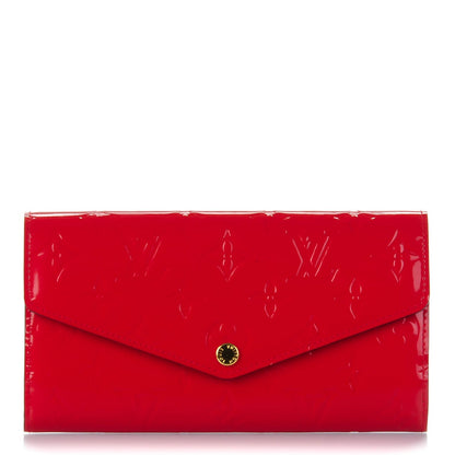 Louis Vuitton Vernis Sarah Wallet NM Cherry 1 of 7