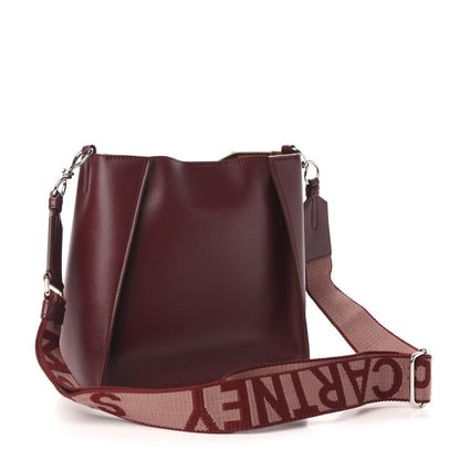 Stella McCartney Eco Alter Nappa Perforated Logo Mini Crossbody Wine 3 of 9