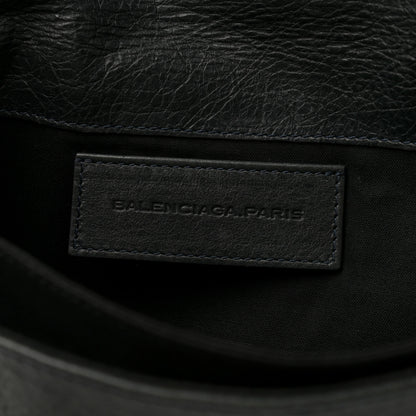 Balenciaga Agneau Giant 21 Rose Gold Hardware Envelope Clutch Anthracite 7 of 8