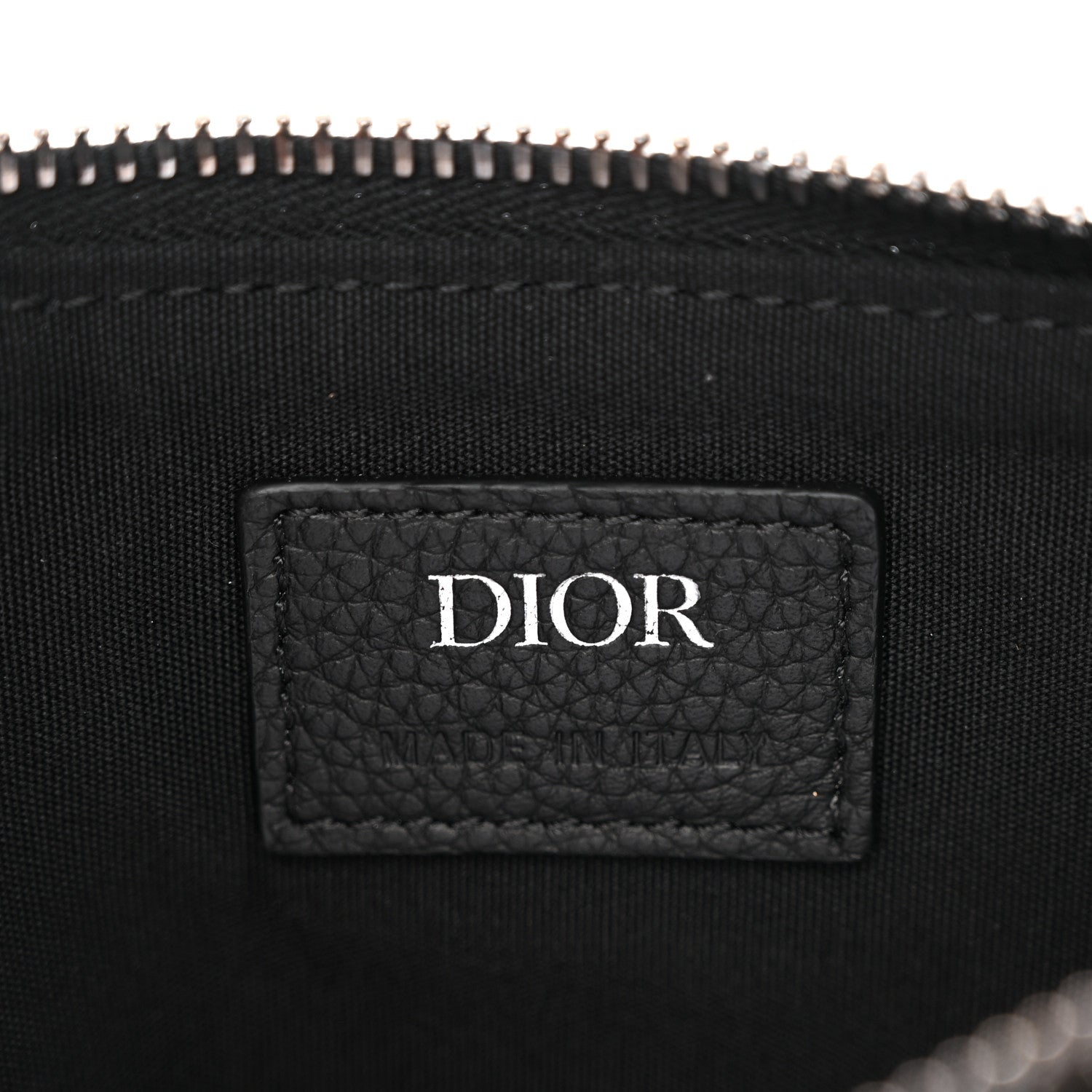 Christian Dior Oblique Saddle Triple Pouch Black 5 of 13
