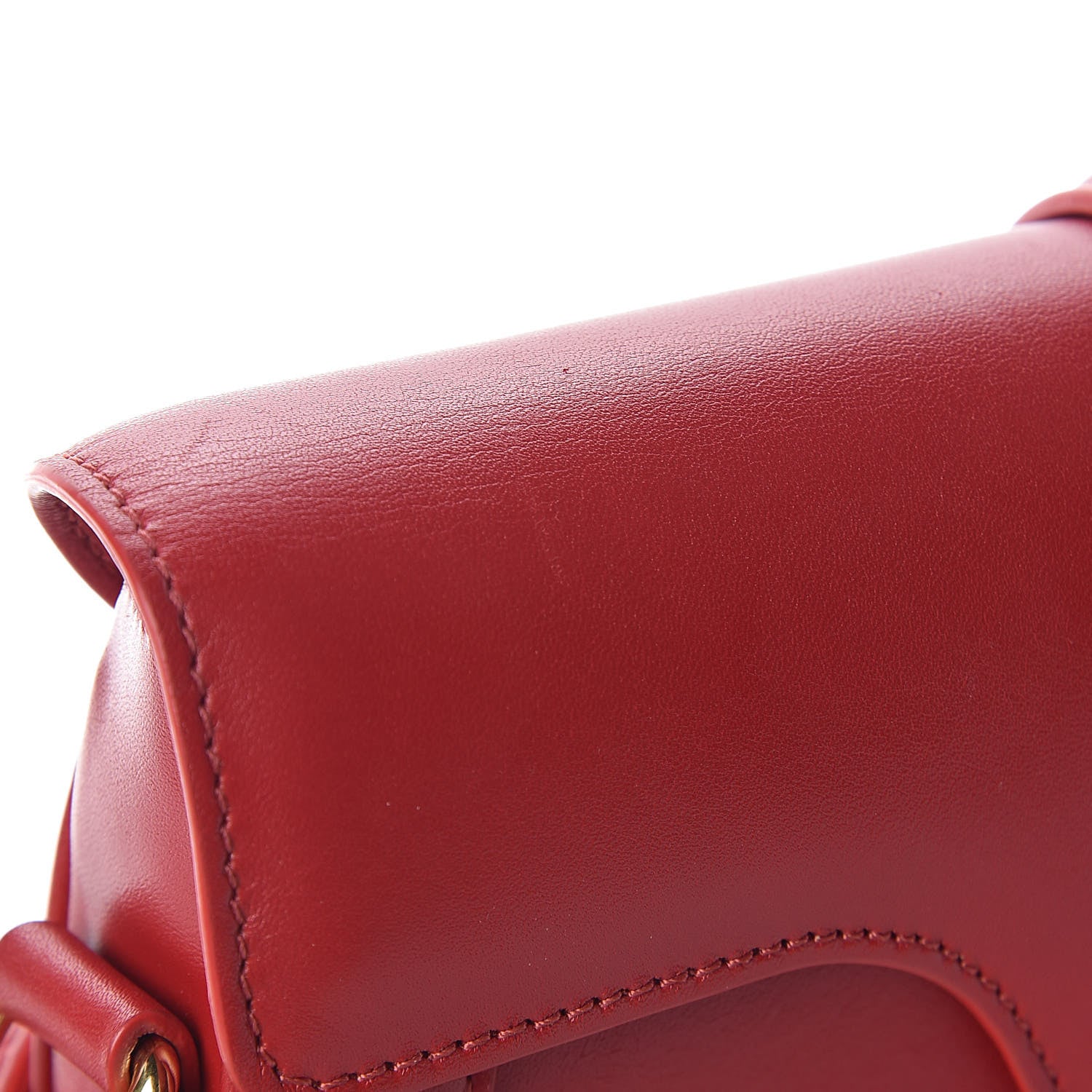 Celine Satinated Calfskin Besace Small 16 Red 12 of 16