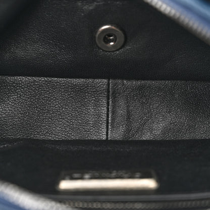 Chanel Rabbit Fur Medium Single Flap Navy Blue 5 of 12