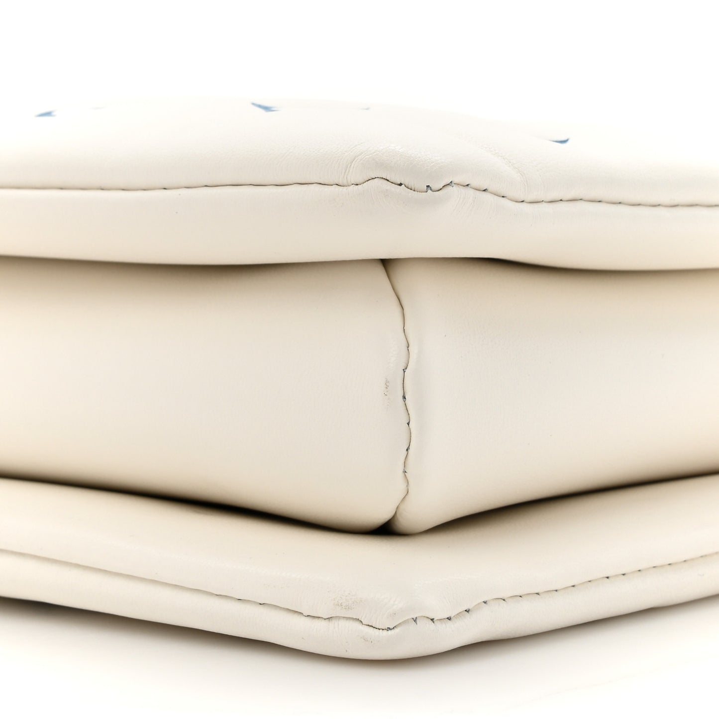 Lambskin Embossed Monogram Tricolor By The Pool Coussin PM White Blue