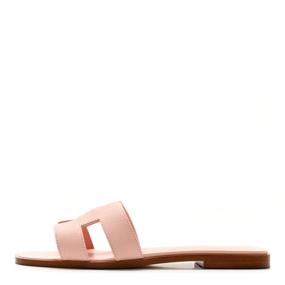 Hermes Epsom Oran Sandals 39 Rose Pale 1 of 11