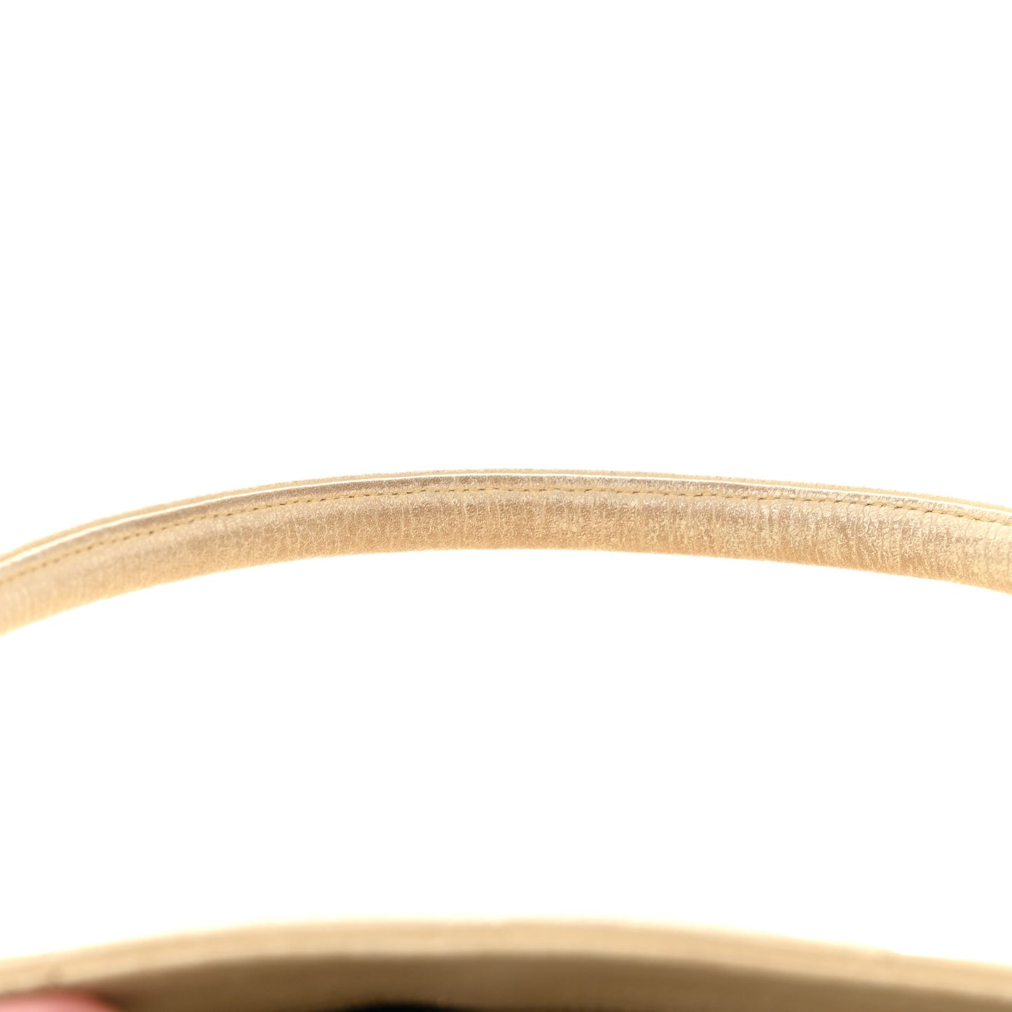 Caviar Quilted Medallion Tote Light Beige