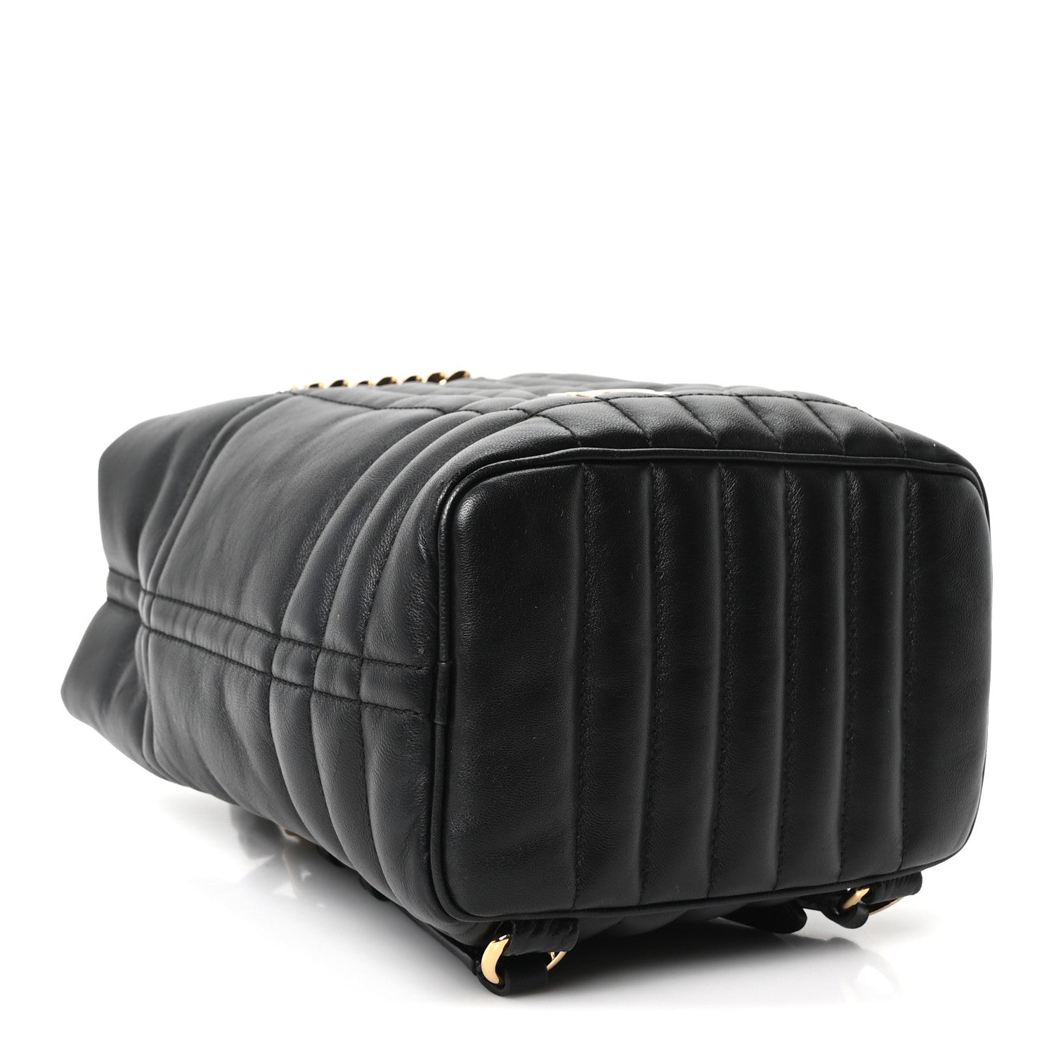 Burberry Lambskin Quilted Mini Lola Backpack Black 4 of 9