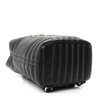 Burberry Lambskin Quilted Mini Lola Backpack Black 4 of 9