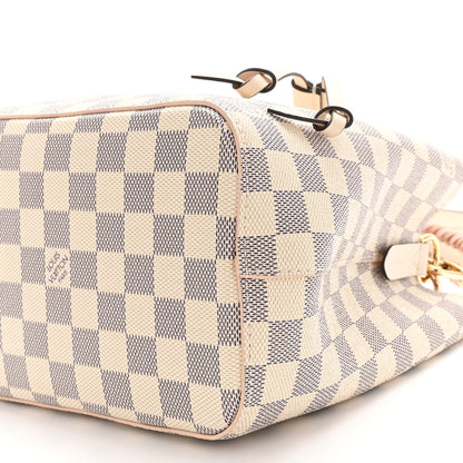 Louis Vuitton Damier Azur Braided Neonoe BB Pink 10 of 10