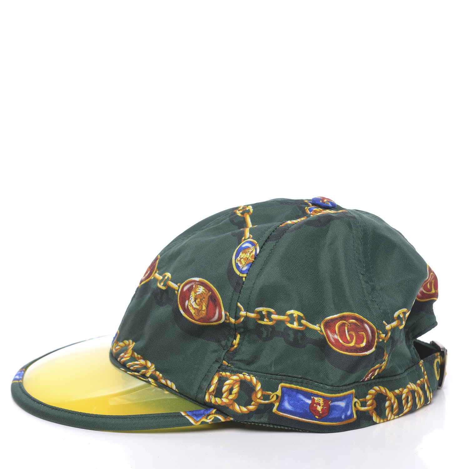 Gucci Silk Baseball Hat 59 Green Multicolor 4 of 8