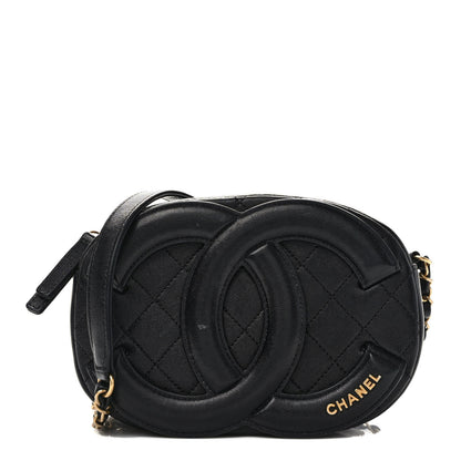 Chanel Lambskin Quilted Coco Midnight Camera Case Black 1 of 12