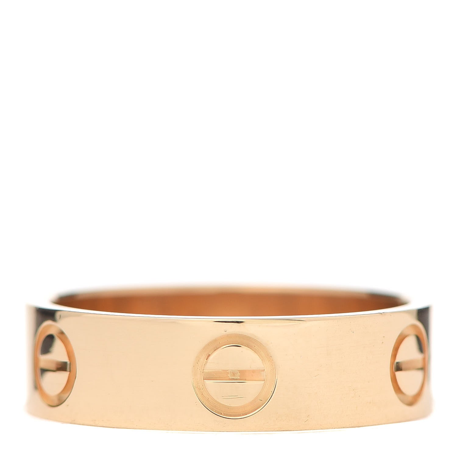 Cartier 18K Yellow Gold 5.5mm LOVE Ring 55 7.25 3 of 4