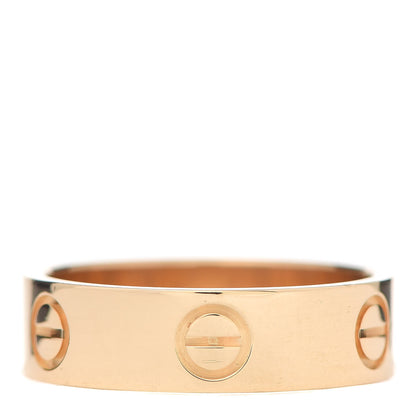 Cartier 18K Yellow Gold 5.5mm LOVE Ring 55 7.25 3 of 4