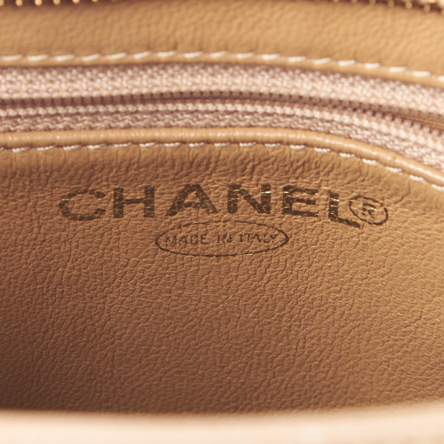 Chanel Caviar Quilted Medallion Tote Beige 8 of 9