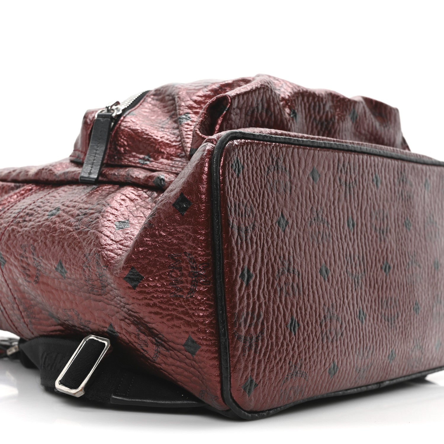 MCM Visetos Medium Stark Backpack Scooter Red 8 of 9