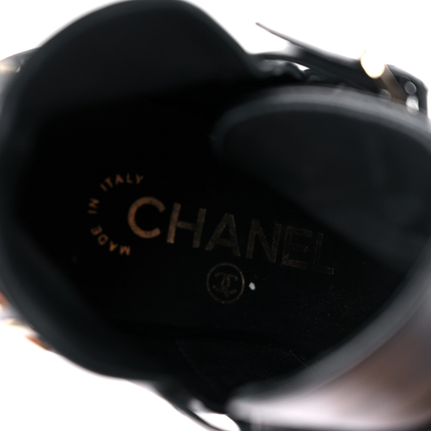 Chanel Lambskin Velvet Cap Toe Short Ankle Boots 38.5 Black 10 of 12