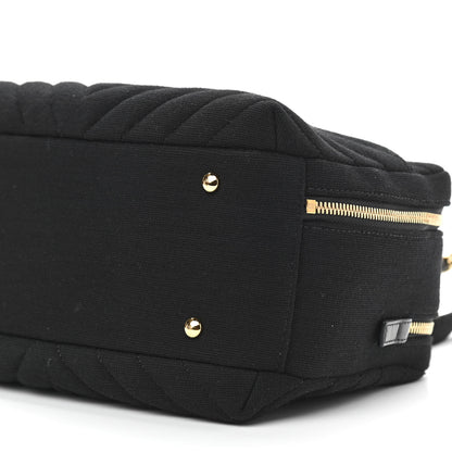 Chanel Jersey Chevron Quilted Medium Trendy CC Bowling Bag Black 11 of 11
